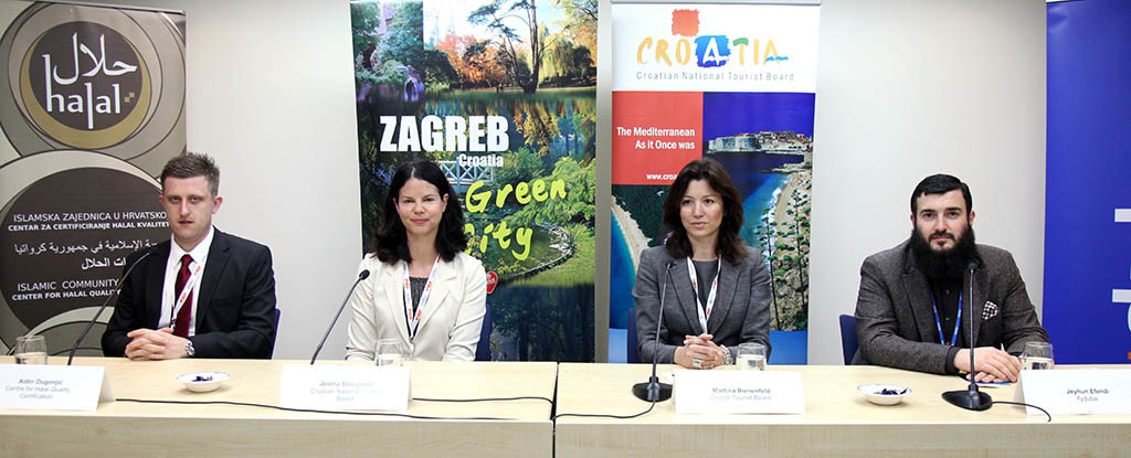 Jeyhun Efendi, Senior Vice President Commericial (UAE, Middle East, Europe and CIS) Flydubai, Martina Bienenfeld, CEO, Zagreb Tourist Board, Jelena Slavujevic, Croatian National Tourist Board, Aldin Dugonjic, CEO, Centre for Halal Quality Certification