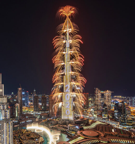 Burj Khalifa New Year's Eve Fireworks