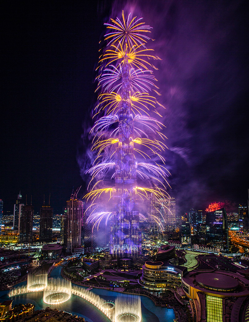 Burj Khalifa NYE show