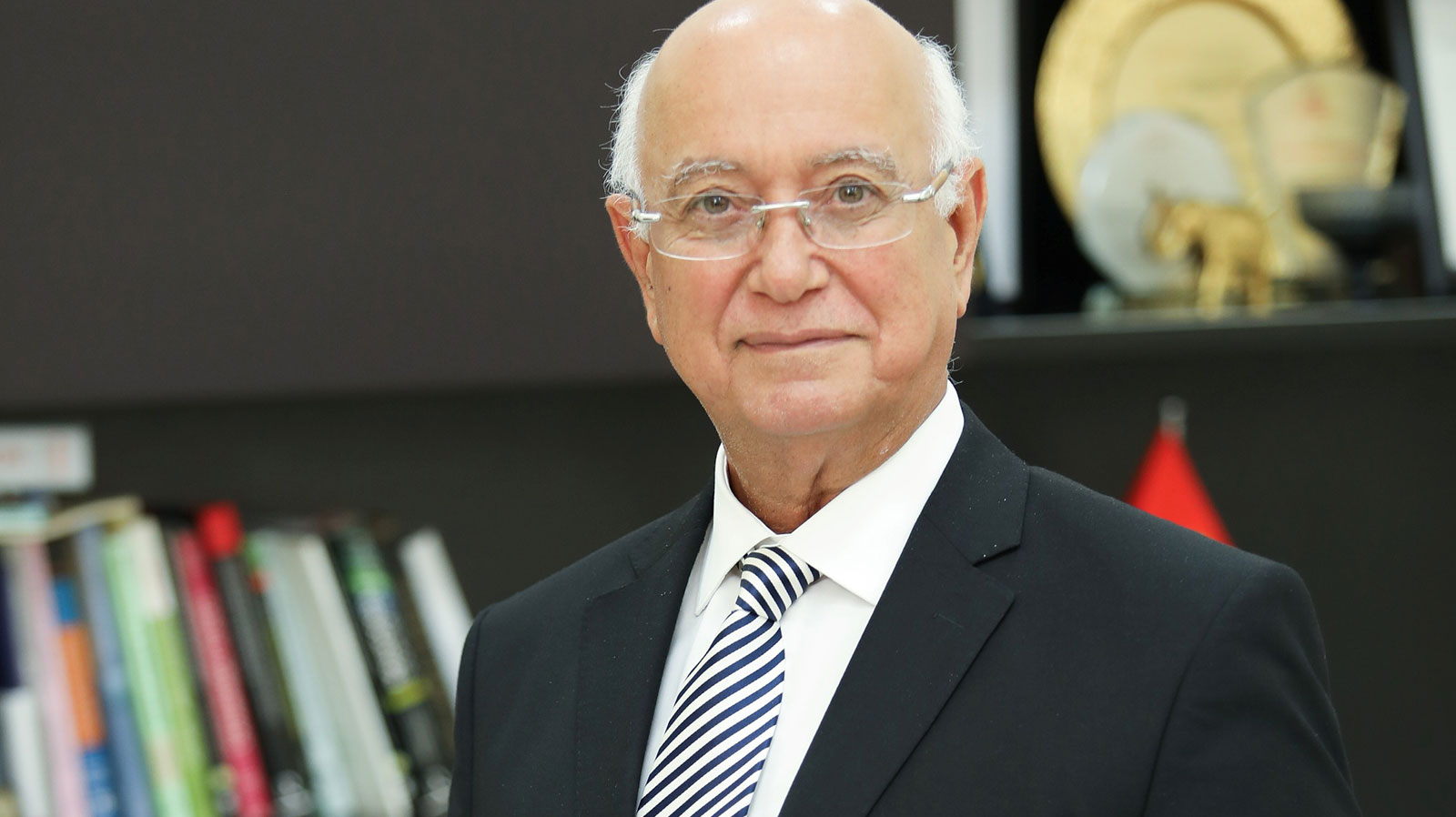 Professor Hossam Hamdy, the Chancellor of GMU