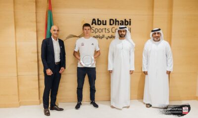 Tadej Pogačar and Mauro Gianetti